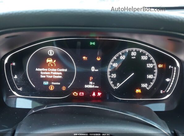1HGCV1F36NA064603 2022 HONDA ACCORD Серый Вид задних сидений