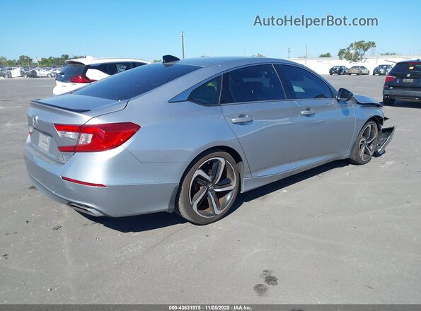 1HGCV2F30NA001020 2022 HONDA ACCORD Серебряный Задняя правая четверть