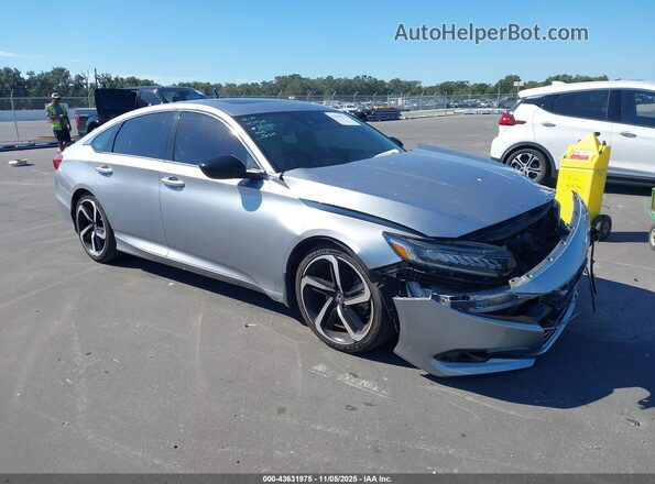 1HGCV2F30NA001020 2022 HONDA ACCORD Серебряный Передняя правая четверть