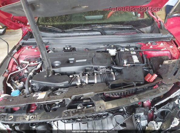 1HGCV2F33JA033499 2018 HONDA ACCORD Красный Вид сзади