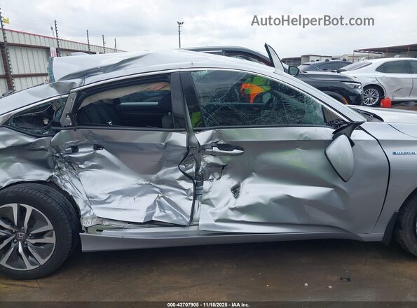 1HGCV3F13JA007781 2018 HONDA ACCORD HYBRID Серебряный Панорамный вид салона 360°
