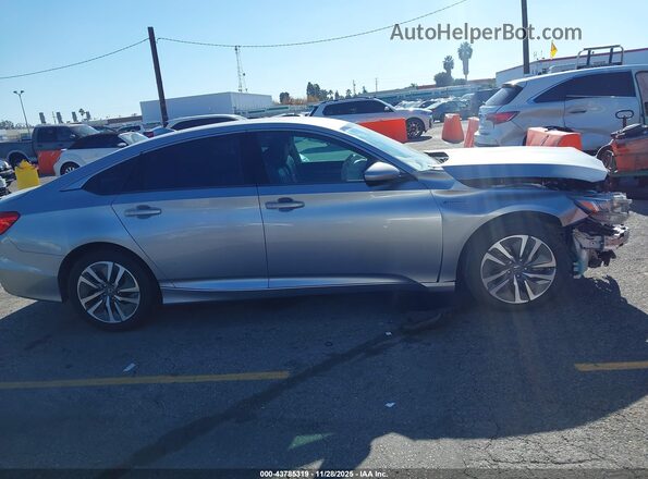 1HGCV3F17JA012224 2018 HONDA ACCORD HYBRID Gray Widok wnętrza z tyłu
