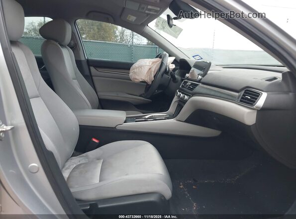 1HGCV3F19LA006251 2020 HONDA ACCORD HYBRID Серебряный Вид салона спереди