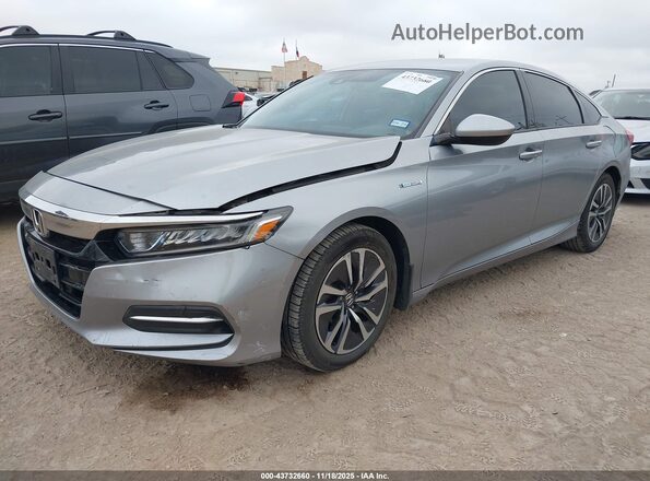 1HGCV3F19LA006251 2020 HONDA ACCORD HYBRID Серебряный Передняя левая четверть