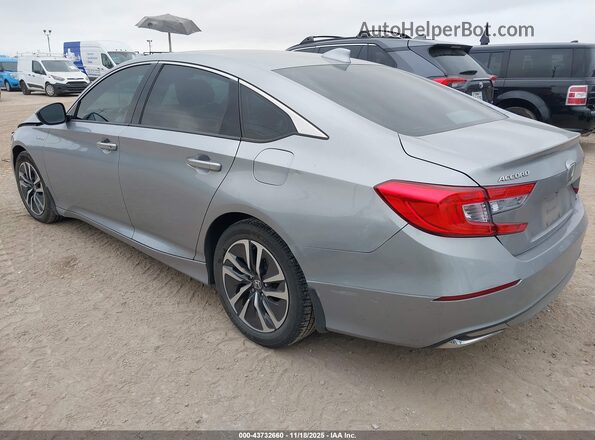1HGCV3F19LA006251 2020 HONDA ACCORD HYBRID Серебряный Задняя левая четверть