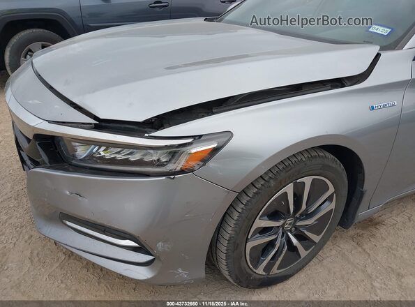 1HGCV3F19LA006251 2020 HONDA ACCORD HYBRID Серебряный Вид спереди