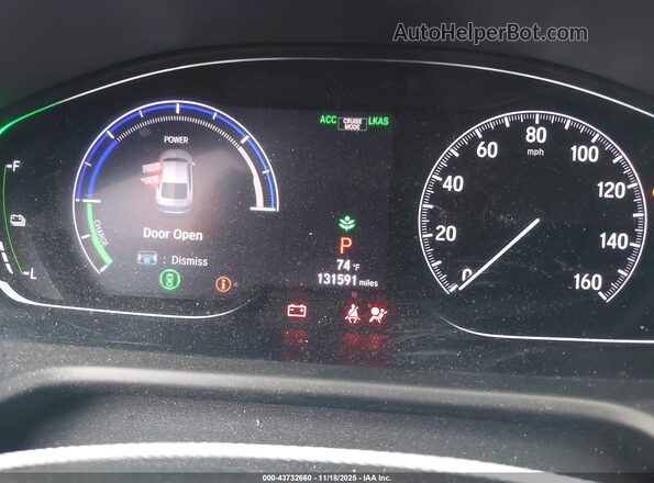 1HGCV3F19LA006251 2020 HONDA ACCORD HYBRID Серебряный Вид задних сидений