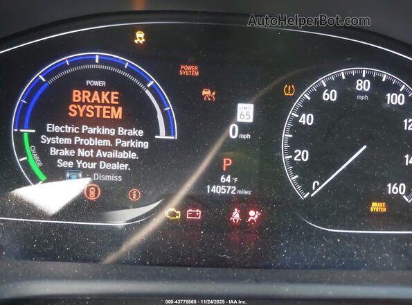 1HGCV3F1XMA013159 2021 HONDA ACCORD HYBRID Серебряный Вид задних сидений