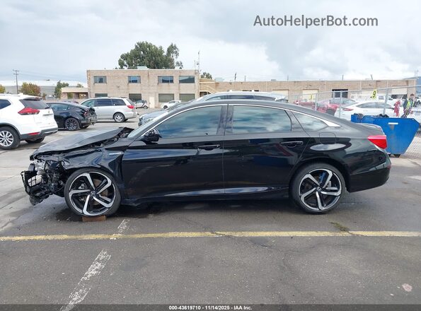 1HGCV3F22NA036302 2022 HONDA ACCORD HYBRID Черный 