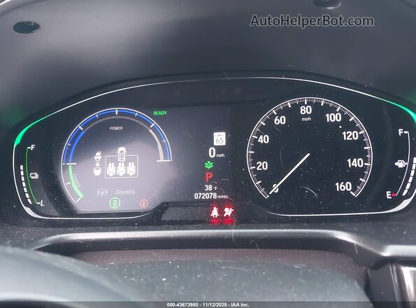1HGCV3F25NA017078 2022 HONDA ACCORD HYBRID Черный Вид задних сидений