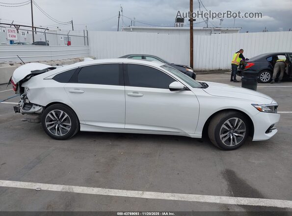 1HGCV3F43MA002630 2021 HONDA ACCORD HYBRID Белый Панорамный вид салона 360°