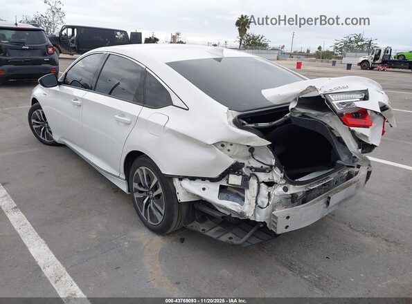 1HGCV3F43MA002630 2021 HONDA ACCORD HYBRID Белый Вид спереди