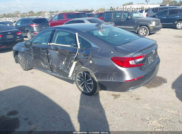 1HGCV3F44LA006121 2020 HONDA ACCORD HYBRID Серый Задняя левая четверть