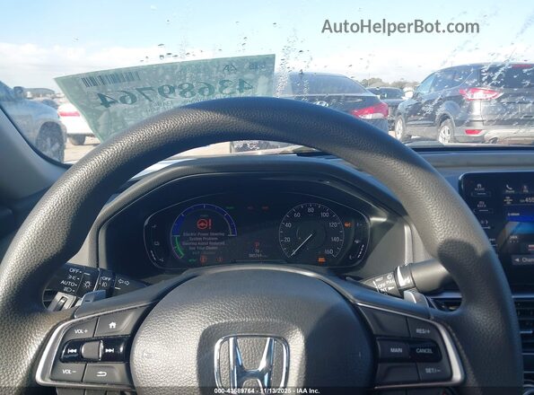 1HGCV3F44LA006121 2020 HONDA ACCORD HYBRID Серый Вид задних сидений
