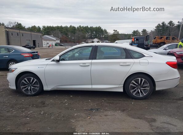 1HGCV3F49KA006503 2019 HONDA ACCORD HYBRID White სალონის 360-გრადუსიანი ხედი
