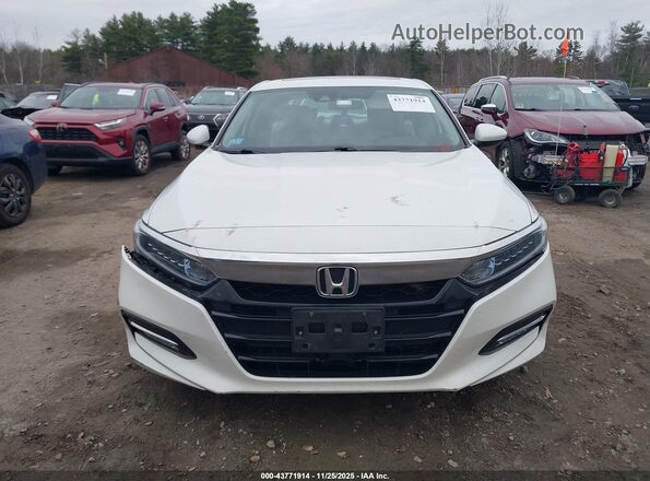 1HGCV3F49KA006503 2019 HONDA ACCORD HYBRID White ხელსაწყოთა პანელის ხედი