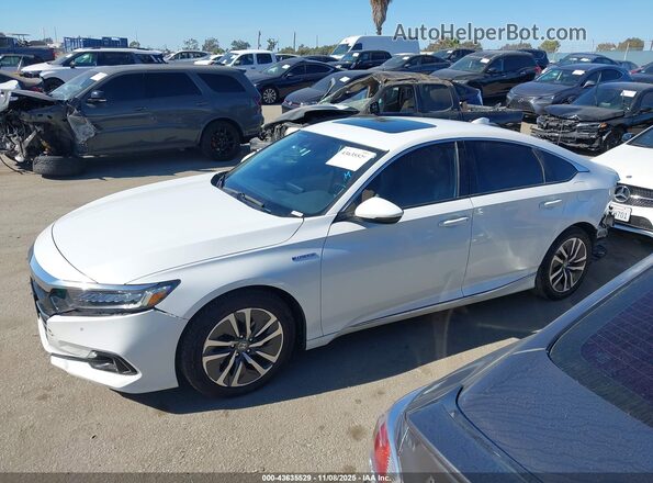 1HGCV3F52NA028341 2022 HONDA ACCORD HYBRID White 