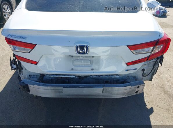 1HGCV3F52NA028341 2022 HONDA ACCORD HYBRID White Вид спереду