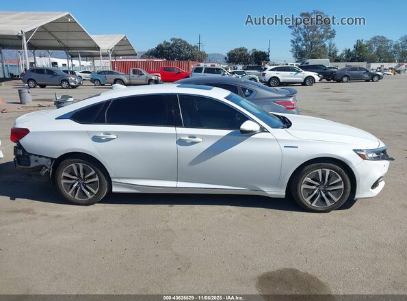 1HGCV3F52NA028341 2022 HONDA ACCORD HYBRID White Панорамний вид салону 360°