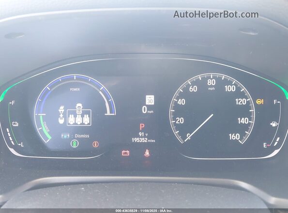 1HGCV3F52NA028341 2022 HONDA ACCORD HYBRID White Вид задніх сидінь