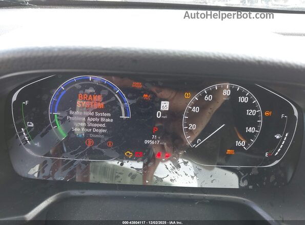 1HGCV3F55MA010186 2021 HONDA ACCORD HYBRID Белый Вид задних сидений