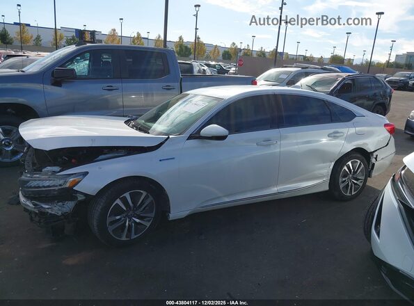 1HGCV3F55MA010186 2021 HONDA ACCORD HYBRID Белый 