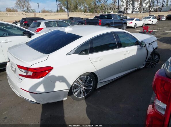 1HGCV3F55MA010186 2021 HONDA ACCORD HYBRID Белый Панорамный вид салона 360°