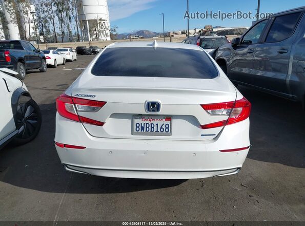 1HGCV3F55MA010186 2021 HONDA ACCORD HYBRID Белый 