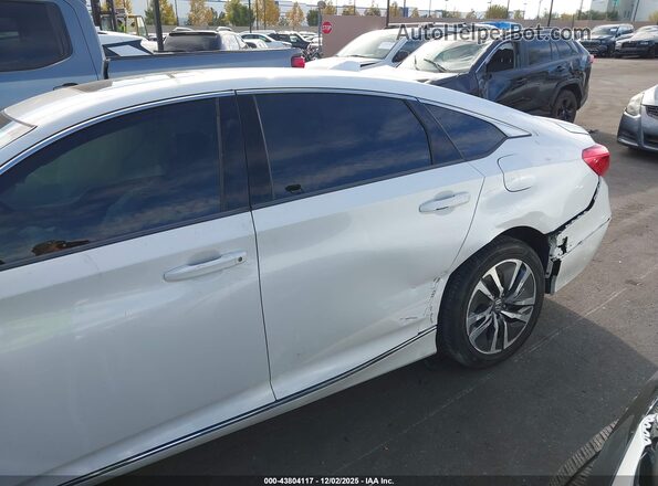 1HGCV3F55MA010186 2021 HONDA ACCORD HYBRID Белый 