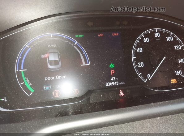 1HGCV3F58JA010100 2018 HONDA ACCORD HYBRID Черный 