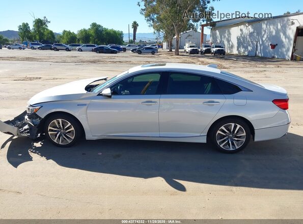1HGCV3F90KA018535 2019 HONDA ACCORD HYBRID White სალონის 360-გრადუსიანი ხედი
