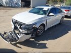 2019 Honda Accord Hybrid Touring White vin: 1HGCV3F90KA018535