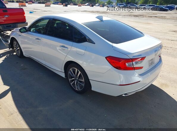 1HGCV3F90KA018535 2019 HONDA ACCORD HYBRID White უკანა მარცხენა