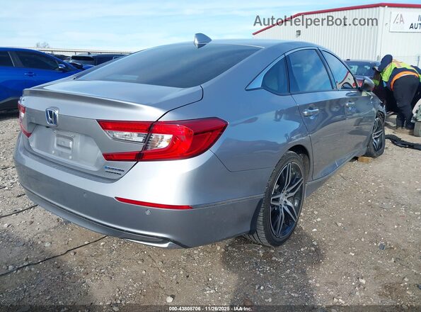 1HGCV3F94NA010927 2022 HONDA ACCORD HYBRID Silver Tył prawy