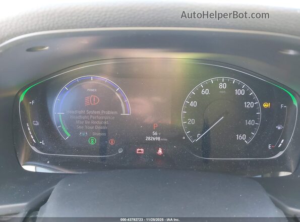 1HGCV3F96LA002003 2020 HONDA ACCORD HYBRID Серый Вид задних сидений