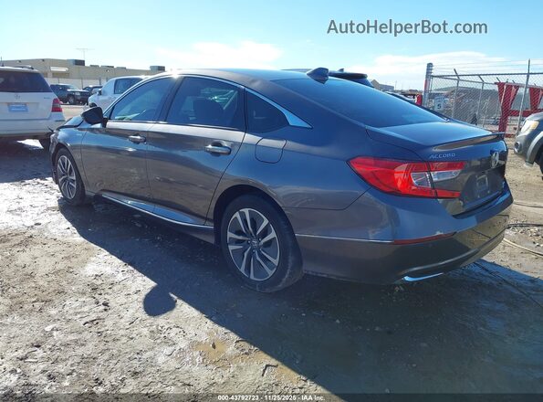 1HGCV3F96LA002003 2020 HONDA ACCORD HYBRID Серый Задняя левая четверть