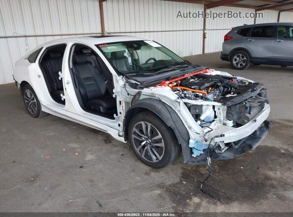 1HGCV3F97LA008974 2020 HONDA ACCORD HYBRID White Przód prawy