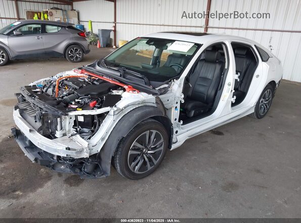 1HGCV3F97LA008974 2020 HONDA ACCORD HYBRID White Przód lewy