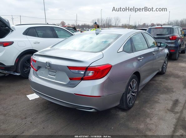 1HGCV3F9XKA007266 2019 HONDA ACCORD HYBRID Silver Задня права чверть
