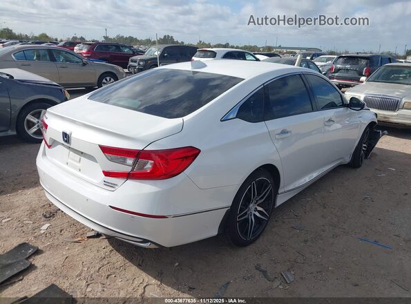 1HGCV3F9XNA029675 2022 HONDA ACCORD HYBRID Белый Задняя правая четверть