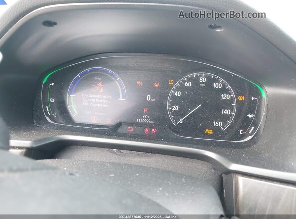 1HGCV3F9XNA029675 2022 HONDA ACCORD HYBRID Белый Вид задних сидений