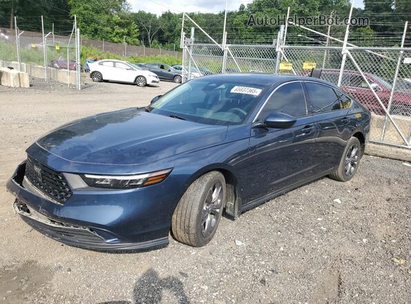 1HGCY1F35PA017024 2023 HONDA ACCORD Blue Передня ліва чверть