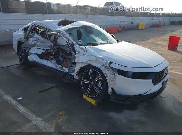 1HGCY2F50SA005167 2025 HONDA ACCORD HYBRID Белый Передняя правая четверть