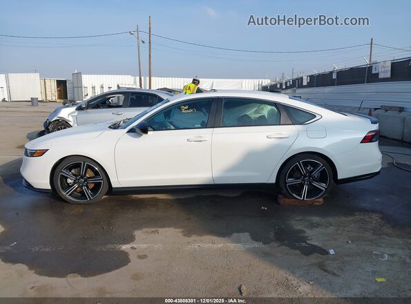 1HGCY2F50SA005167 2025 HONDA ACCORD HYBRID Белый Панорамный вид салона 360°