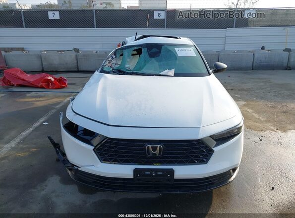 1HGCY2F50SA005167 2025 HONDA ACCORD HYBRID Белый Вид щитка приборов