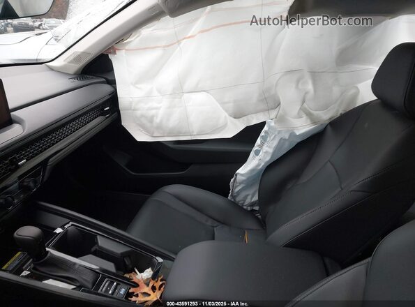 1HGCY2F60SA039229 2025 HONDA ACCORD HYBRID Blue Widok wnętrza z przodu