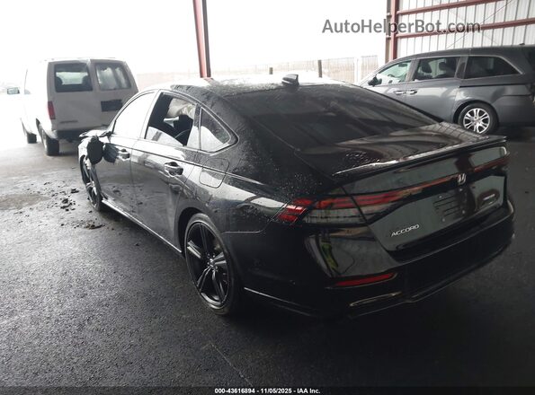 1HGCY2F71SA043038 2025 HONDA ACCORD HYBRID Black Tył lewy