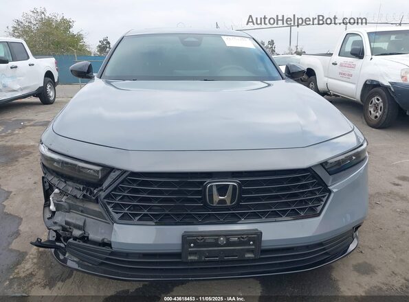 1HGCY2F76PA036786 2023 HONDA ACCORD HYBRID Серый Вид щитка приборов