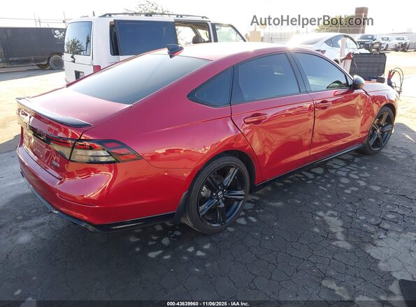 1HGCY2F77RA076040 2024 HONDA ACCORD Красный Задняя правая четверть