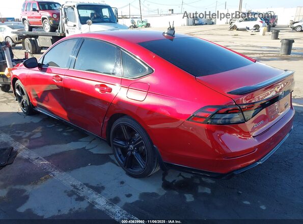 1HGCY2F77RA076040 2024 HONDA ACCORD Красный Задняя левая четверть